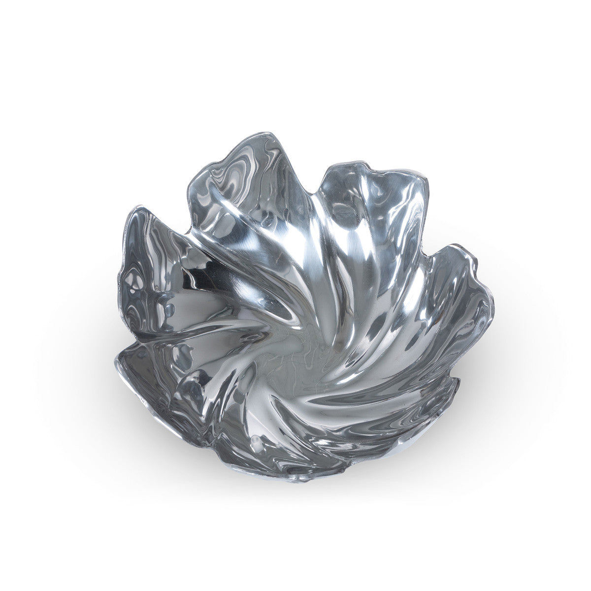 Philodendron Leaf Pewter Bowl