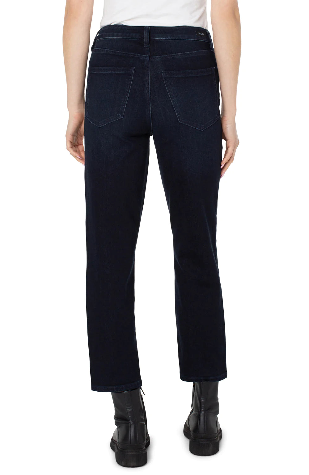 KENNEDY CROP HI-RISE WITH EXPOSED BUTTON FLY
