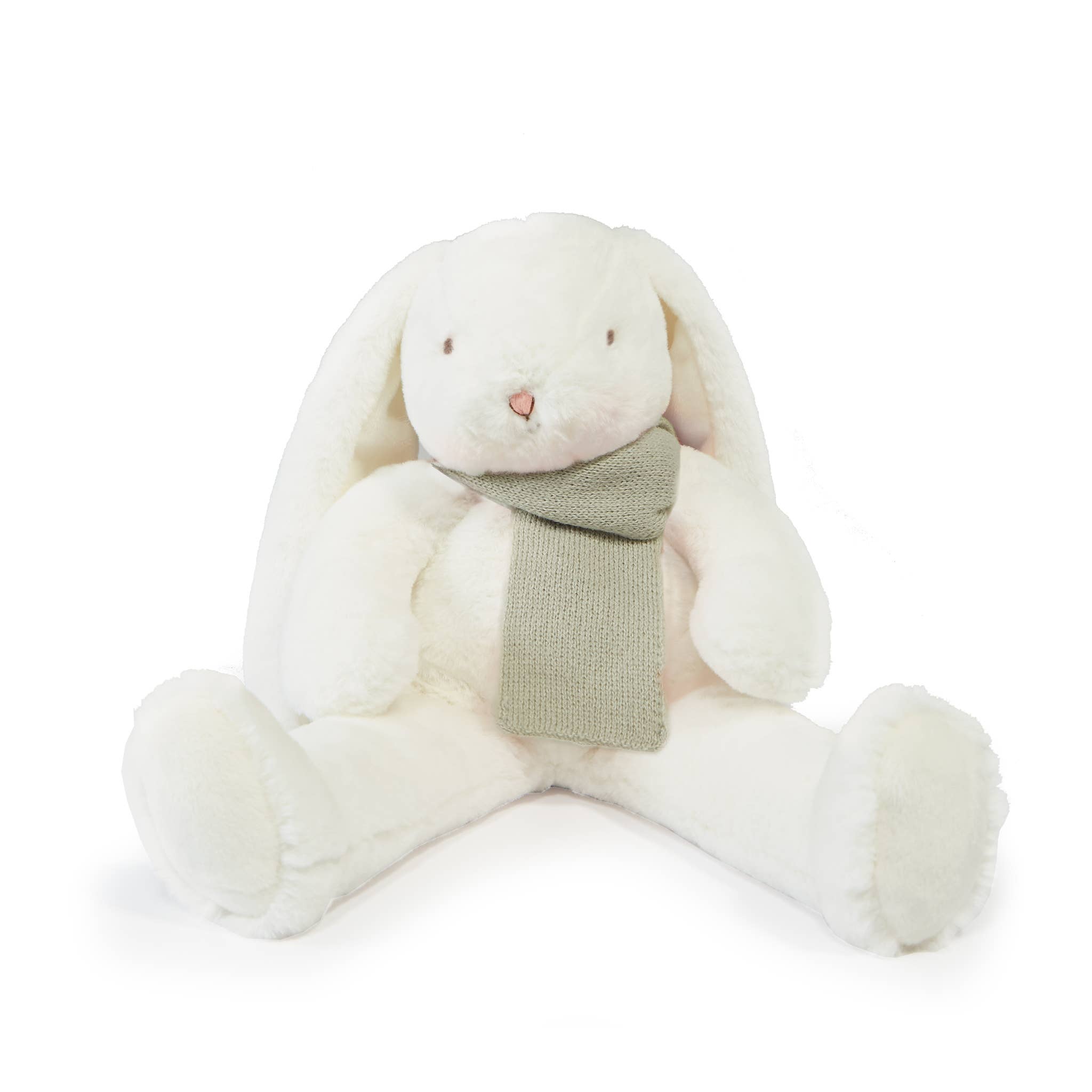 Snowdrop Nibble Bunny with Gray Scarf