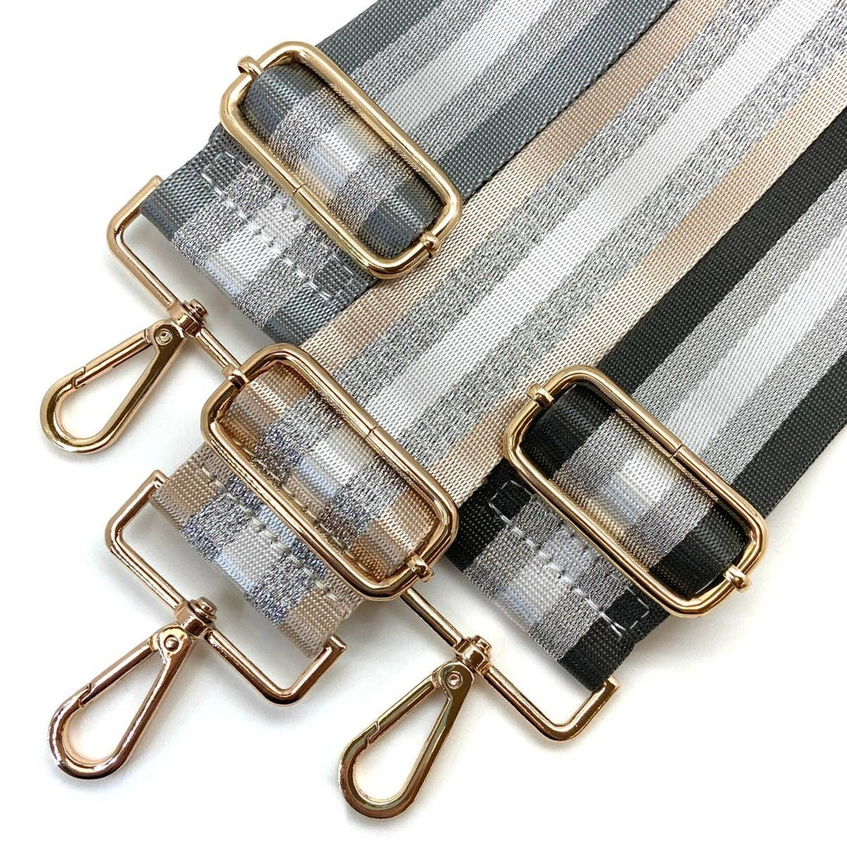 5 Stripe Neutral Handbag Strap
