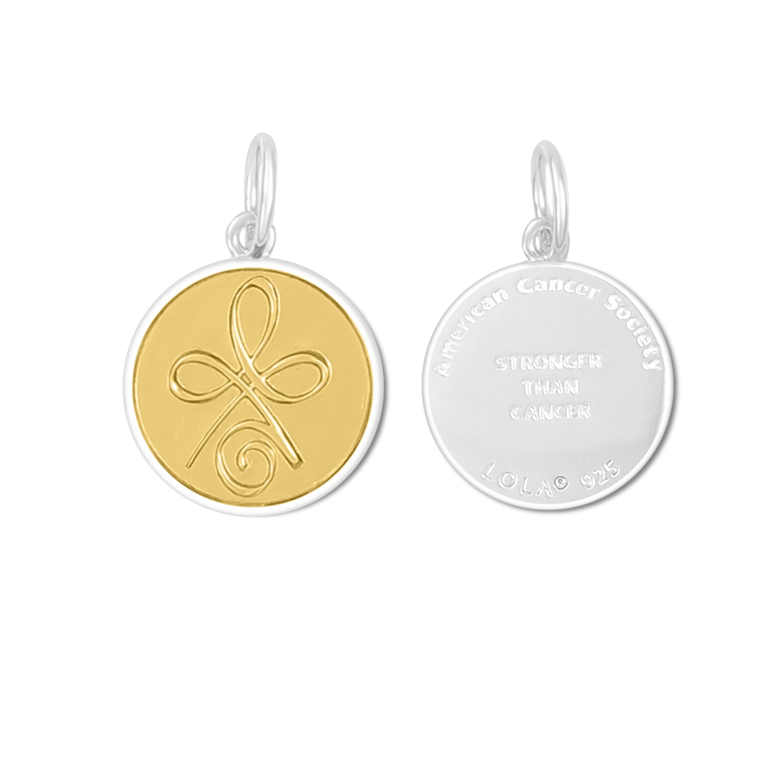 AMERICAN CANCER SOCIETY CELTIC KNOT OF STRENGTH GOLD-LOLA