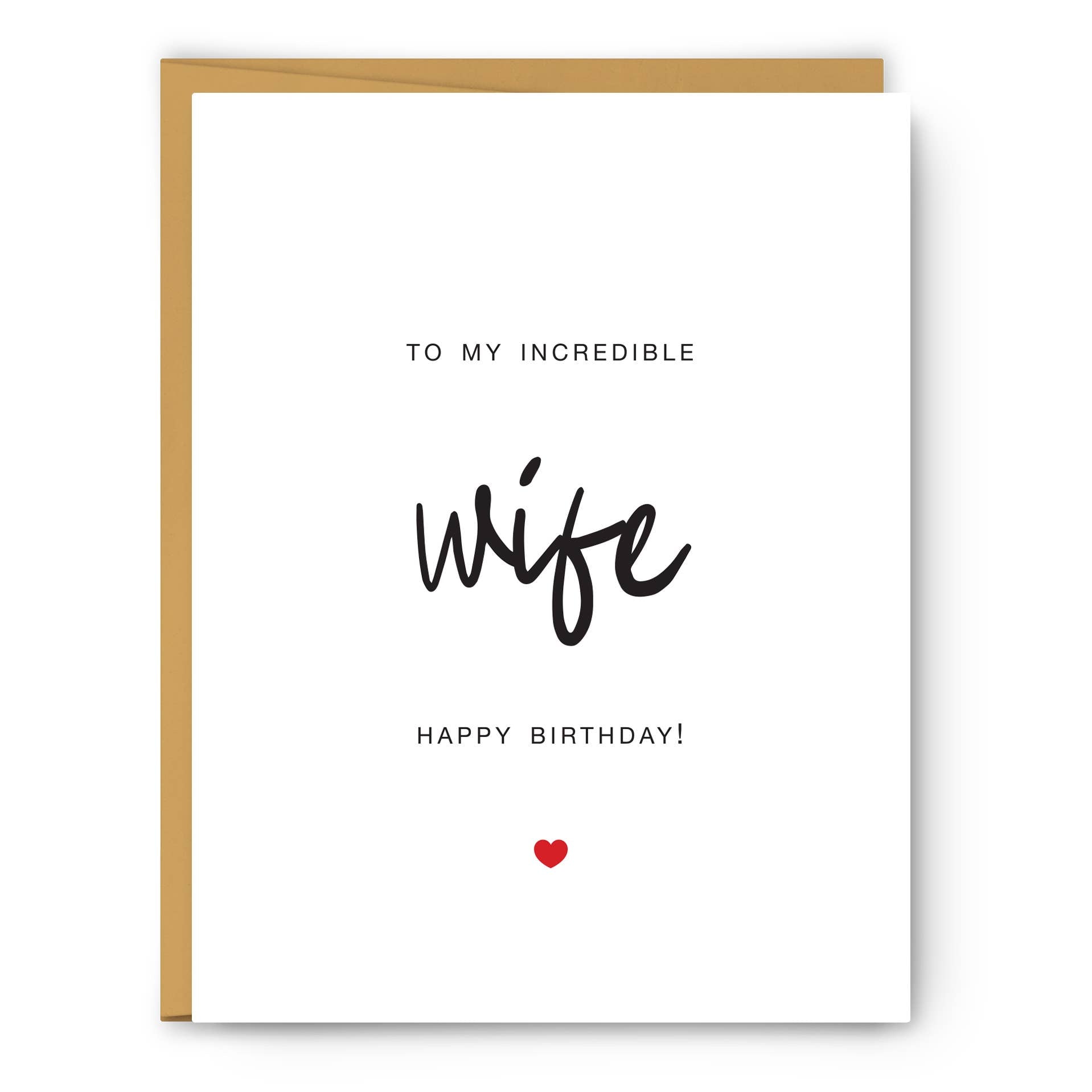 To My Wife - Birthday Card