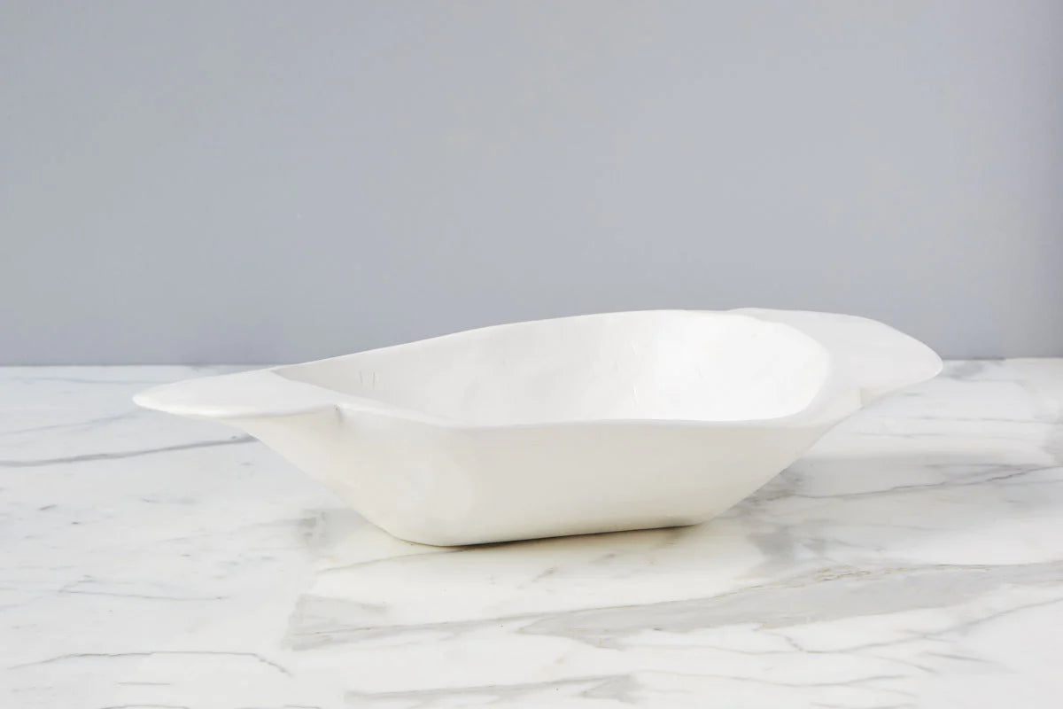 Modern White Dough Bowl, Small-etu